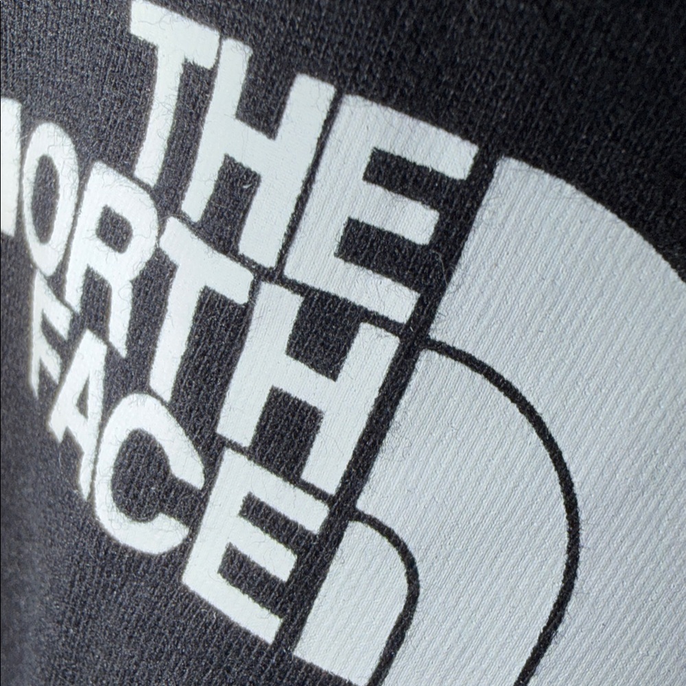The North Face Womens Classic Black long sleeve logo top excellent condition med - Picture 5 of 7